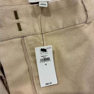Banana Republic Light Beige Corduroy Cropped Pants